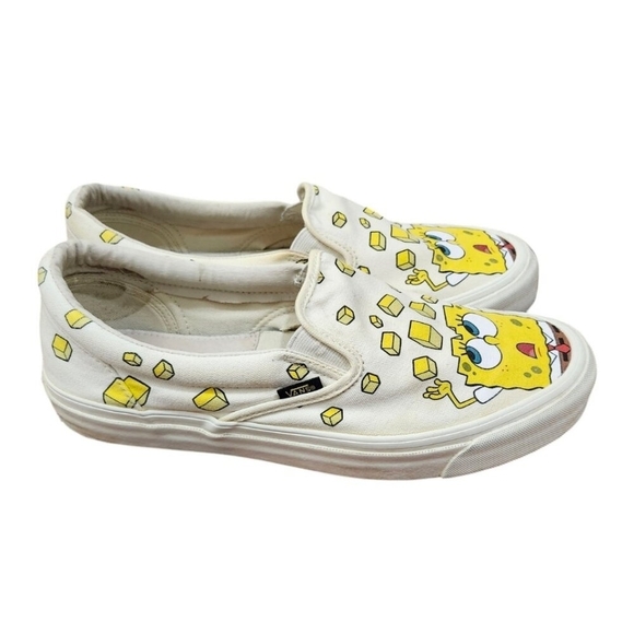 RARE SpongeBob Square Pants X Vans Vault Slip On Shoes Men’s Sz 10.5/W 12 main image 9